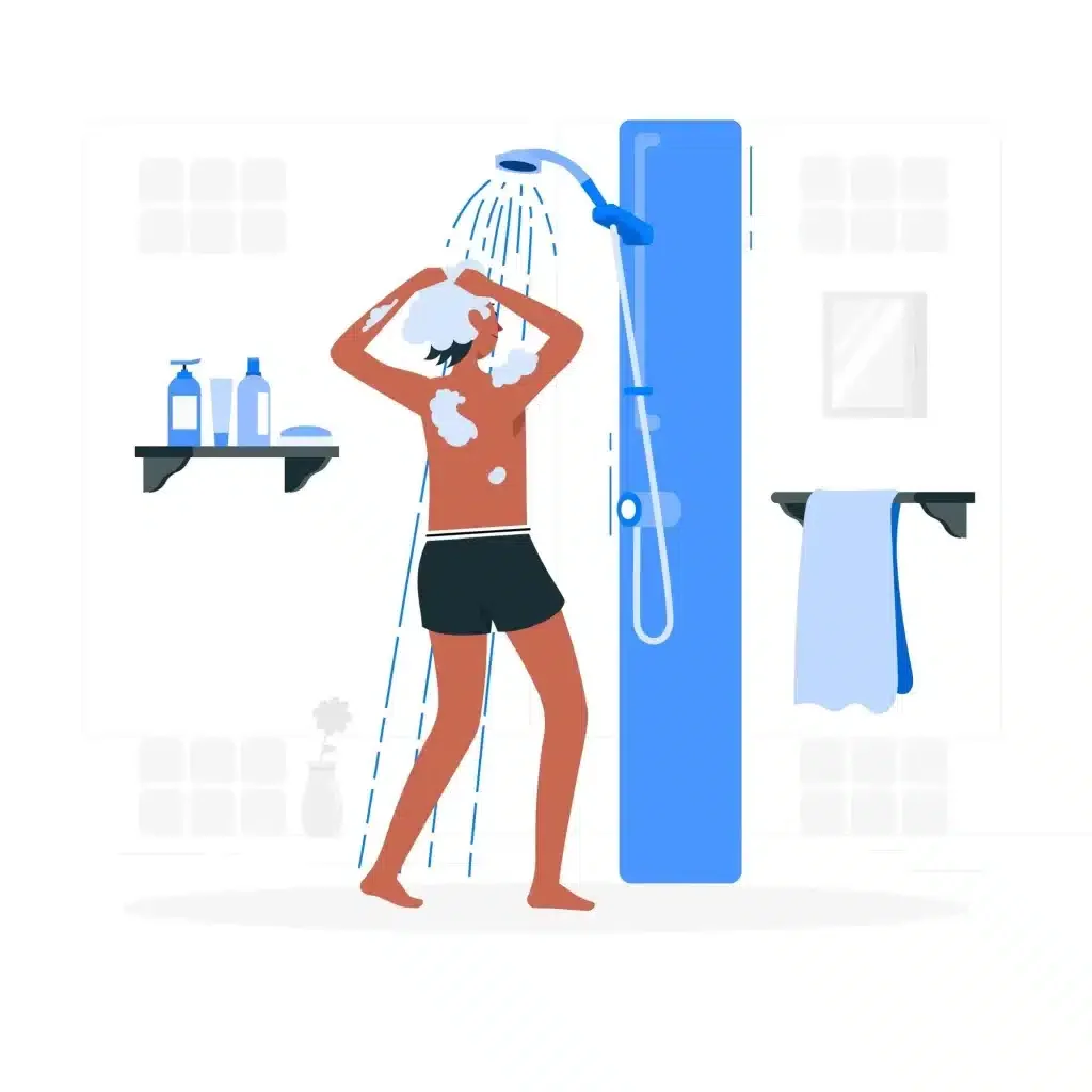Baño en reparación